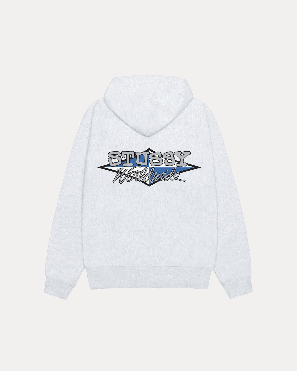 Worldwide Diamond Hoodie – Ash Heather | Sweats | Stüssy Japan
