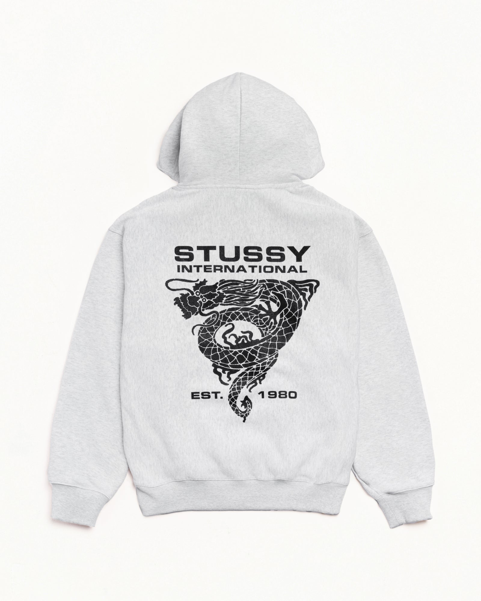 Dragon Hoodie – Ash Heather | Sweats | Stüssy Japan