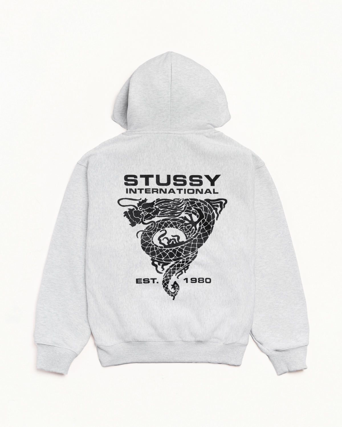 Dragon Hoodie – Ash Heather | Sweats | Stüssy Japan