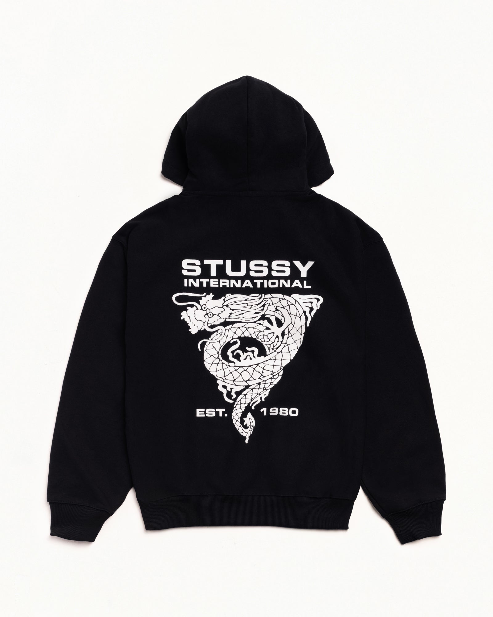 STUSSY embroidery スカジャン Stüssy AW24 Souvenir Black Bomber Satin Jacket – Embroidered
