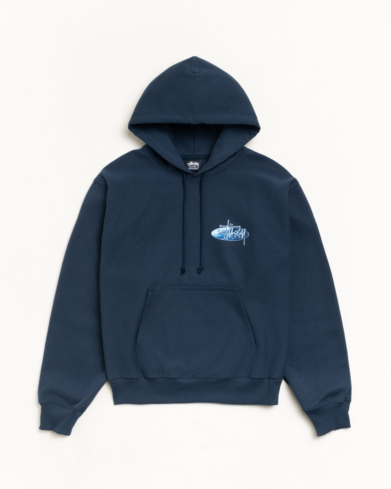 Wave Oval Hood Mens Long Sleeve In Navy
