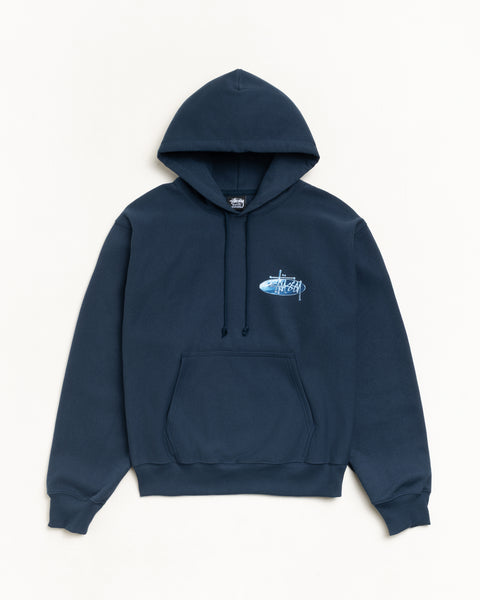 Wave Oval Hood Mens Long Sleeve In Navy