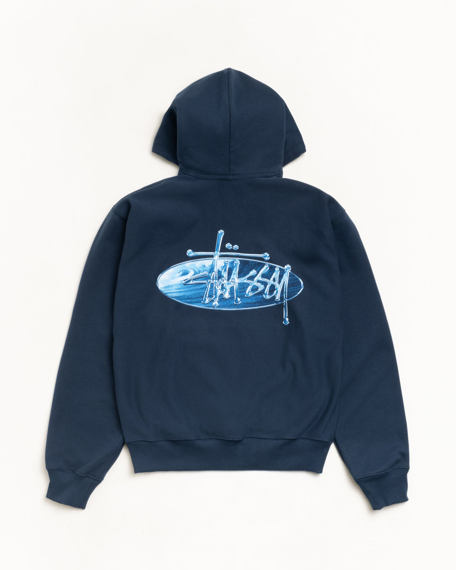 Wave Oval Hood Mens Long Sleeve In Navy