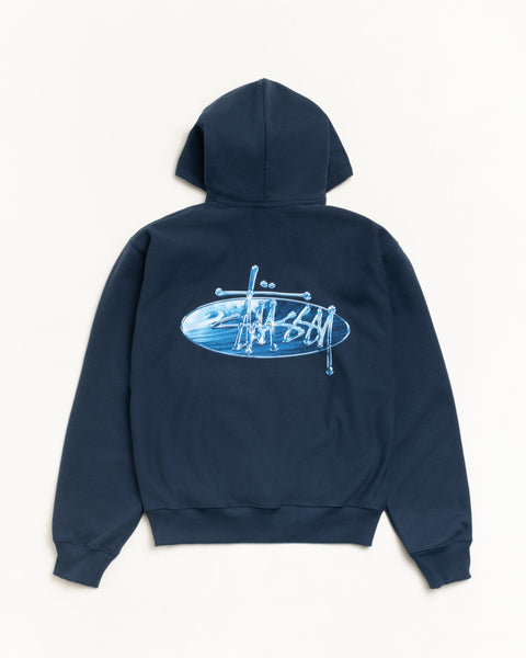 Wave Oval Hood Mens Long Sleeve In Navy