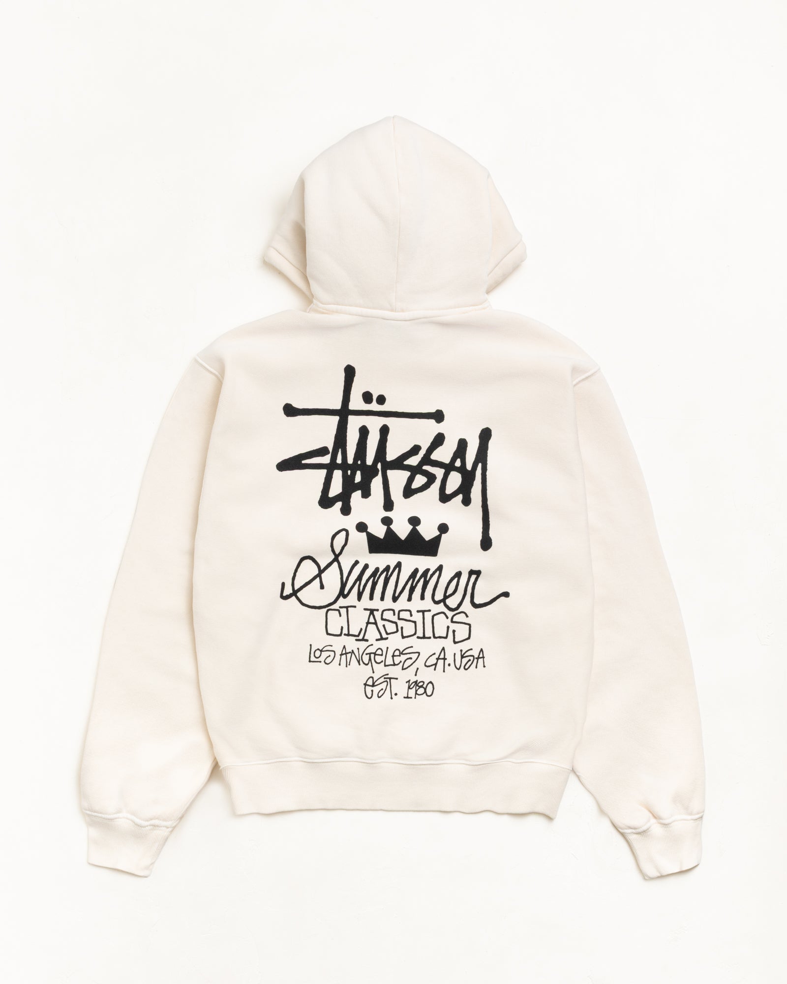 Summer Classics Hoodie Garment Dyed – Bone | Sweats | Stüssy Japan