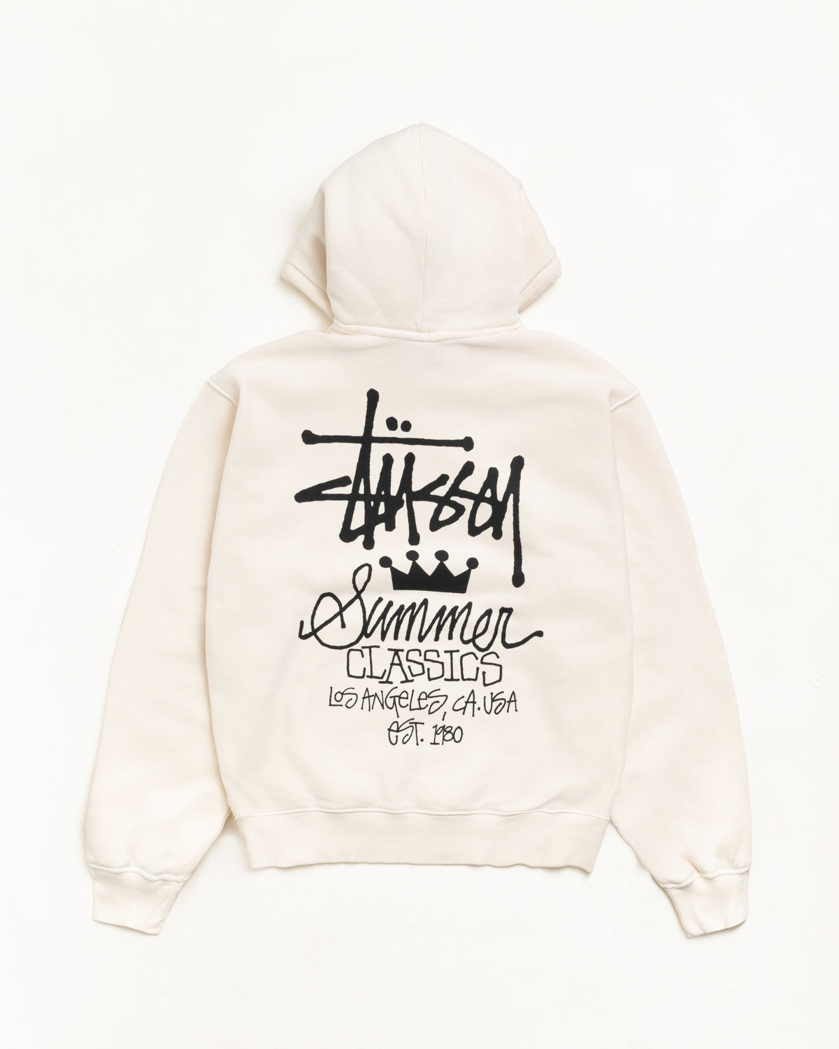 Summer Classics Hoodie Garment Dyed – Bone | Sweats | Stüssy Japan