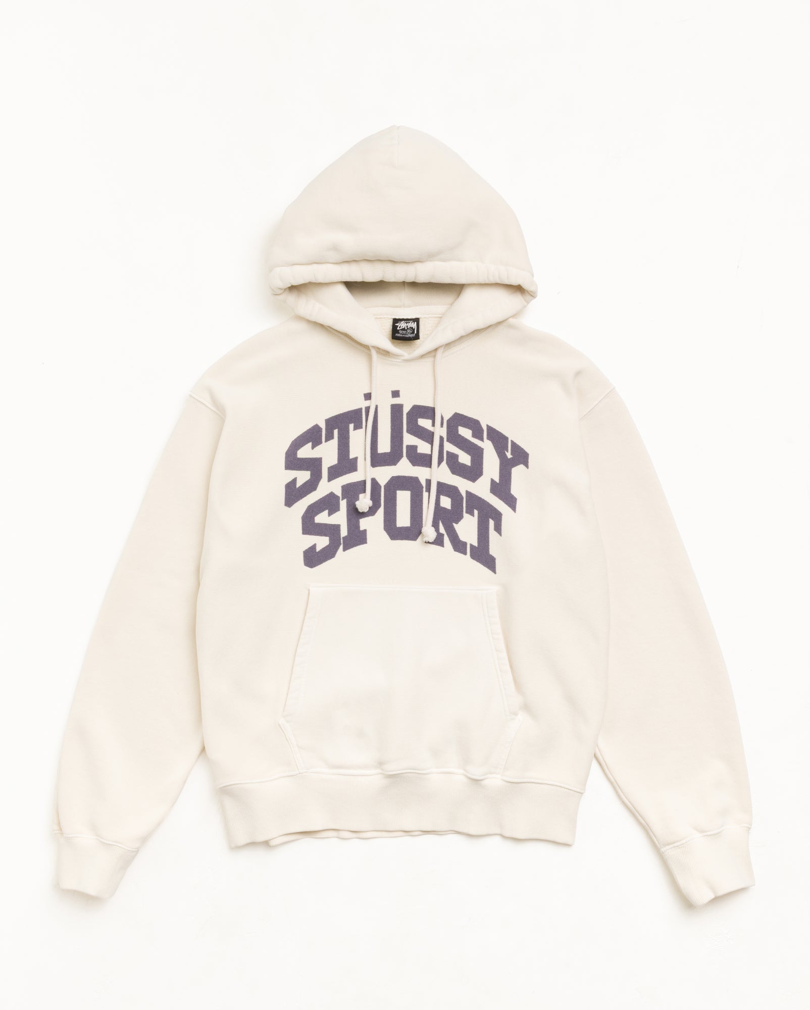 Block Sport Gar. Dyed Hood Unisex Long Sleeve In Bone | hero:main:collection:new-arrivals,shirts,tops-shirts,all,tees,outerwear,denim,knits,accessories,sunglasses,hoodies,sweats,mens-hoodies-sweatshirts,shorts,pants,bottoms,crew-sweats,zip-ups,swim,sweatpants,graphics,lazy-tees,swim,basic-9twenty,button-ups,shorts,cargos,denim-jeans,bottoms,bags,belts,wearables,gear,footwear,button-ups,basic-tops,jerseys,big-ol,classics,slim,jackets,all, | product-card-slider