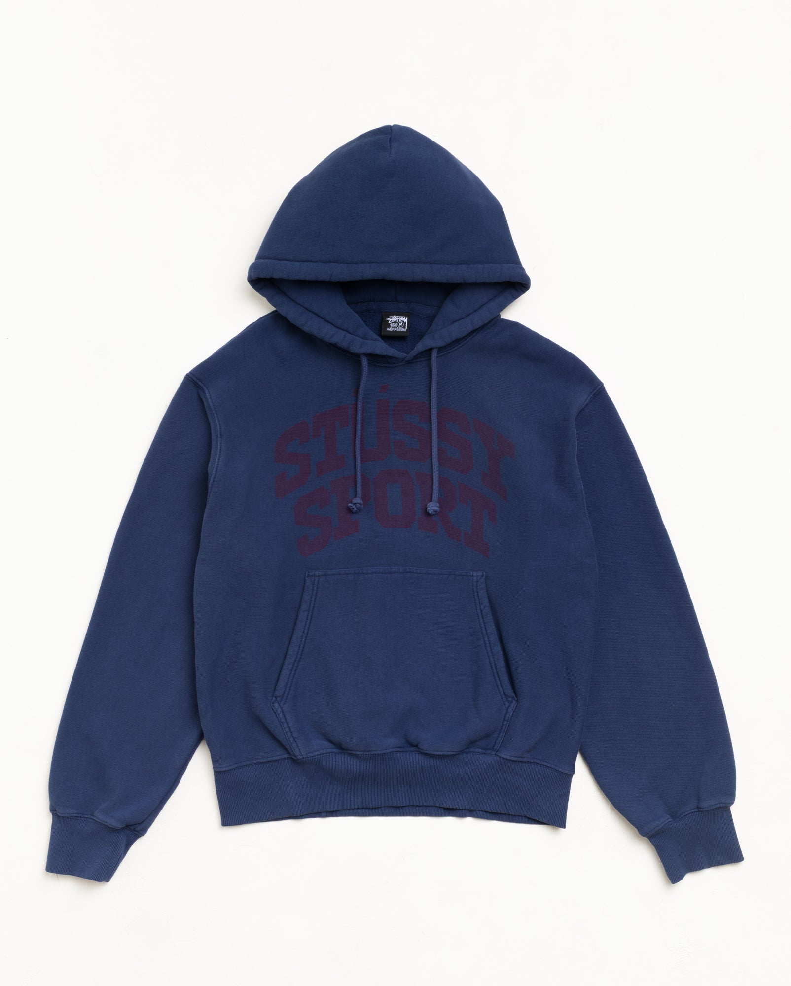 Block Sport Gar. Dyed Hood Unisex Long Sleeve In Midnight | hero:main:collection:new-arrivals,shirts,tops-shirts,all,tees,outerwear,denim,knits,accessories,sunglasses,hoodies,sweats,mens-hoodies-sweatshirts,shorts,pants,bottoms,crew-sweats,zip-ups,swim,sweatpants,graphics,lazy-tees,swim,basic-9twenty,button-ups,shorts,cargos,denim-jeans,bottoms,bags,belts,wearables,gear,footwear,button-ups,basic-tops,jerseys,big-ol,classics,slim,jackets,all, | product-card-slider