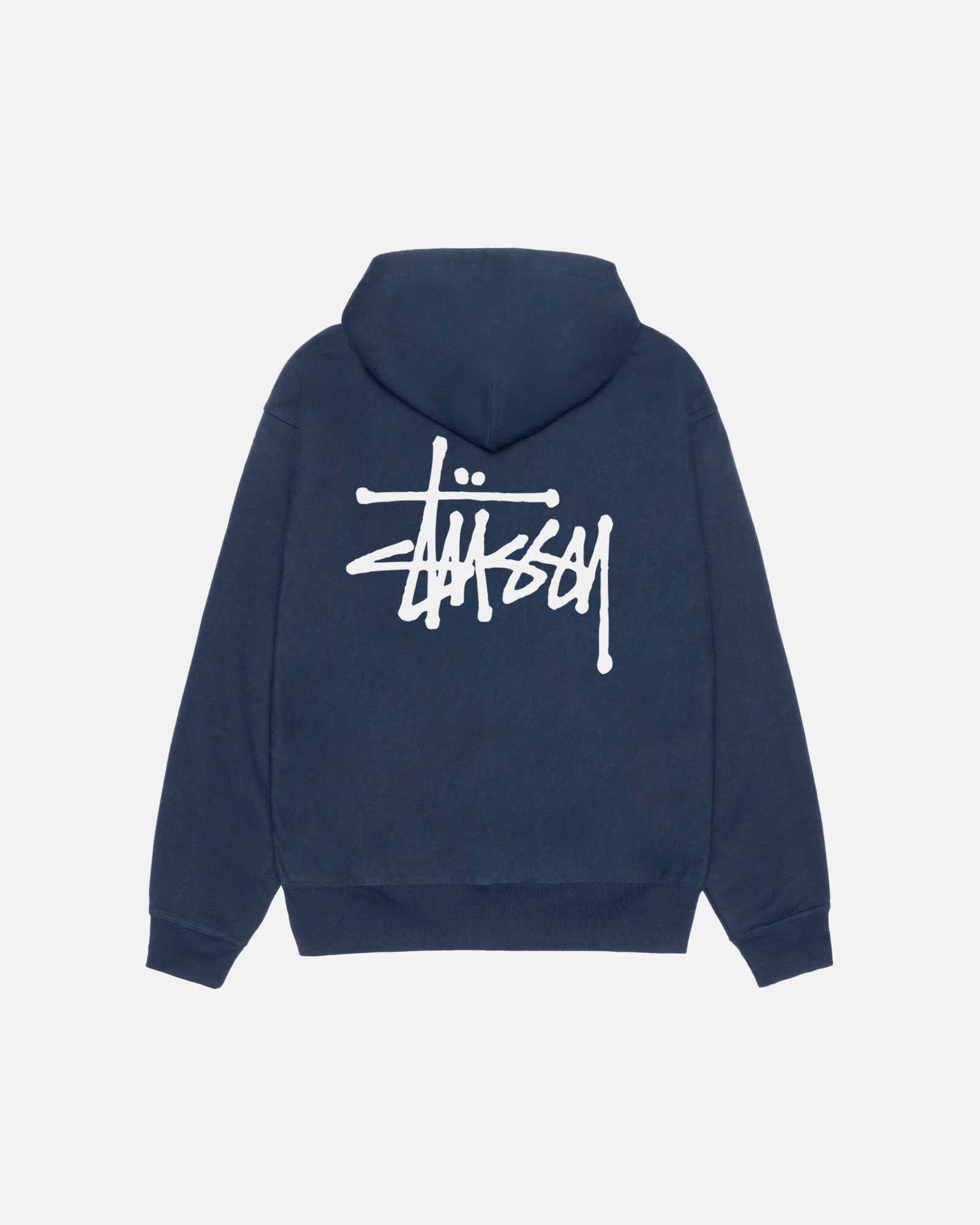 Basic Stüssy Zip Hoodie in navy – Stüssy Japan