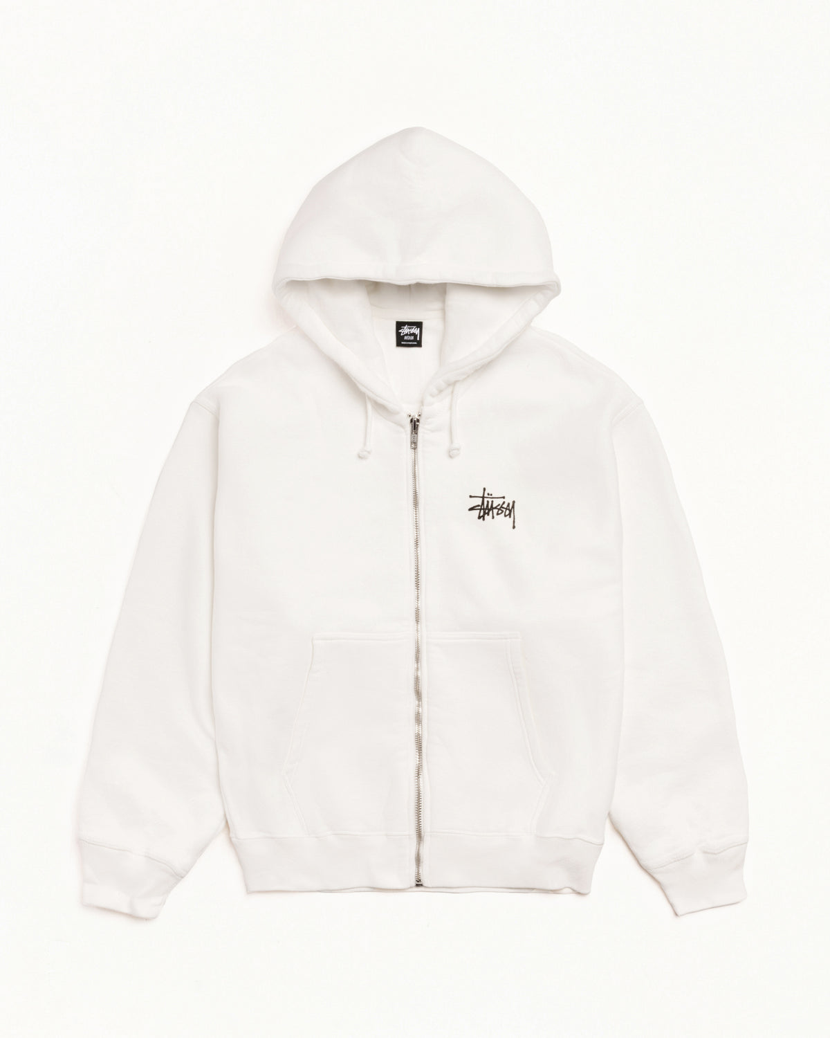Basic Stüssy Zip Hoodie Pigment Dyed – Natural | Tee & Sweats 