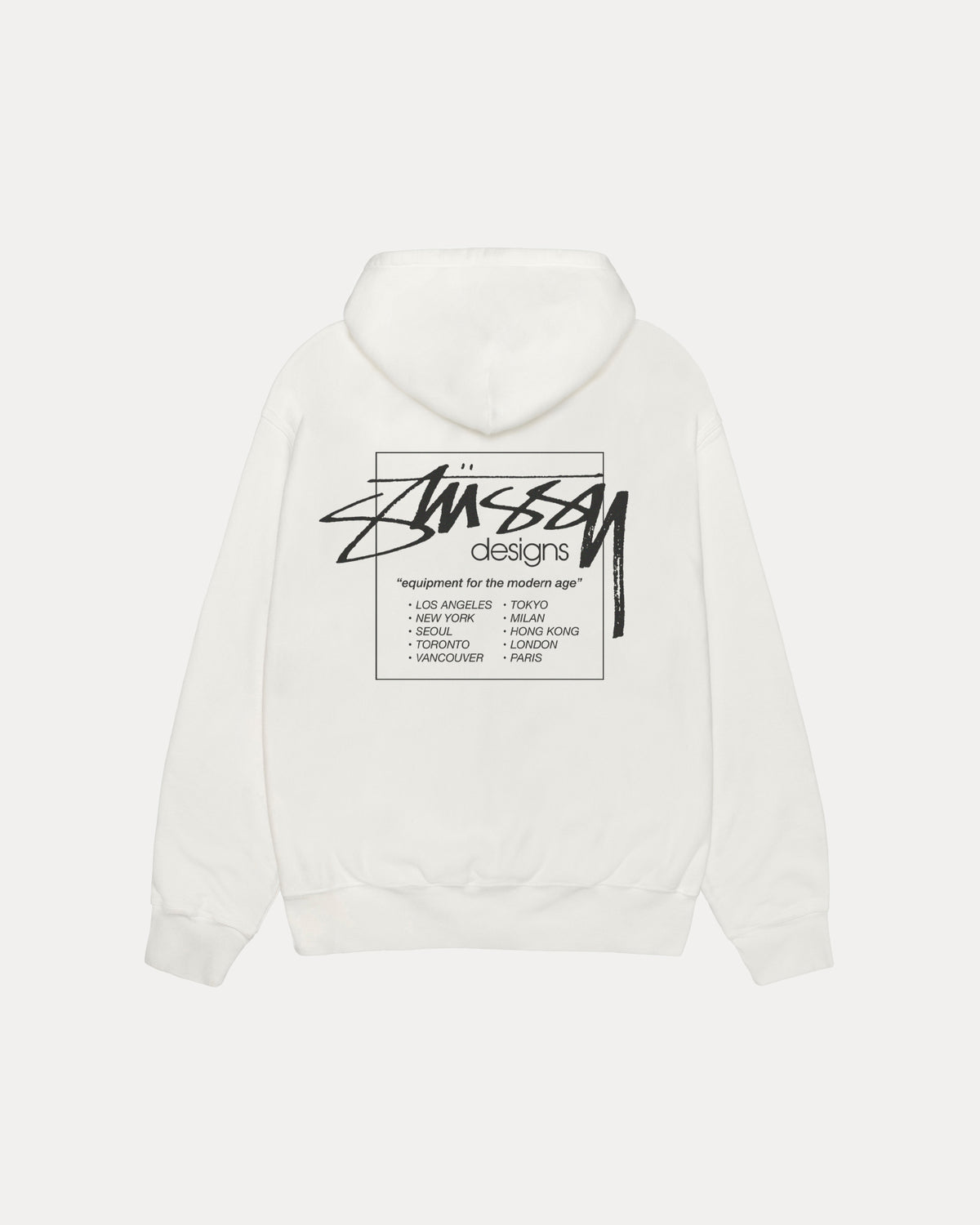 Modern Age Zip Hoodie Pigment Dyed – Natural | Sweats | Stüssy Japan