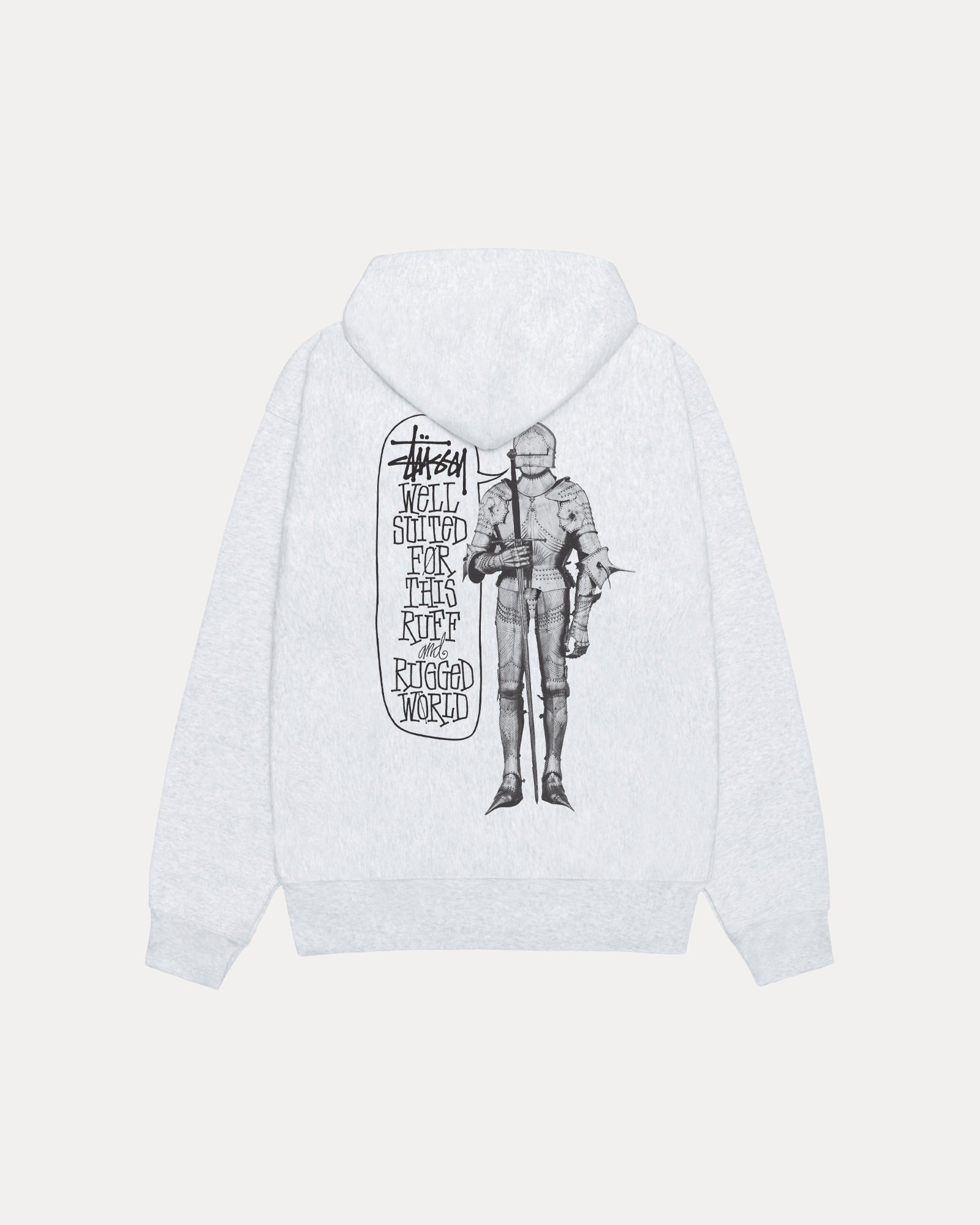 Well Suited Zip Hoodie in ash heather – Stüssy Japan