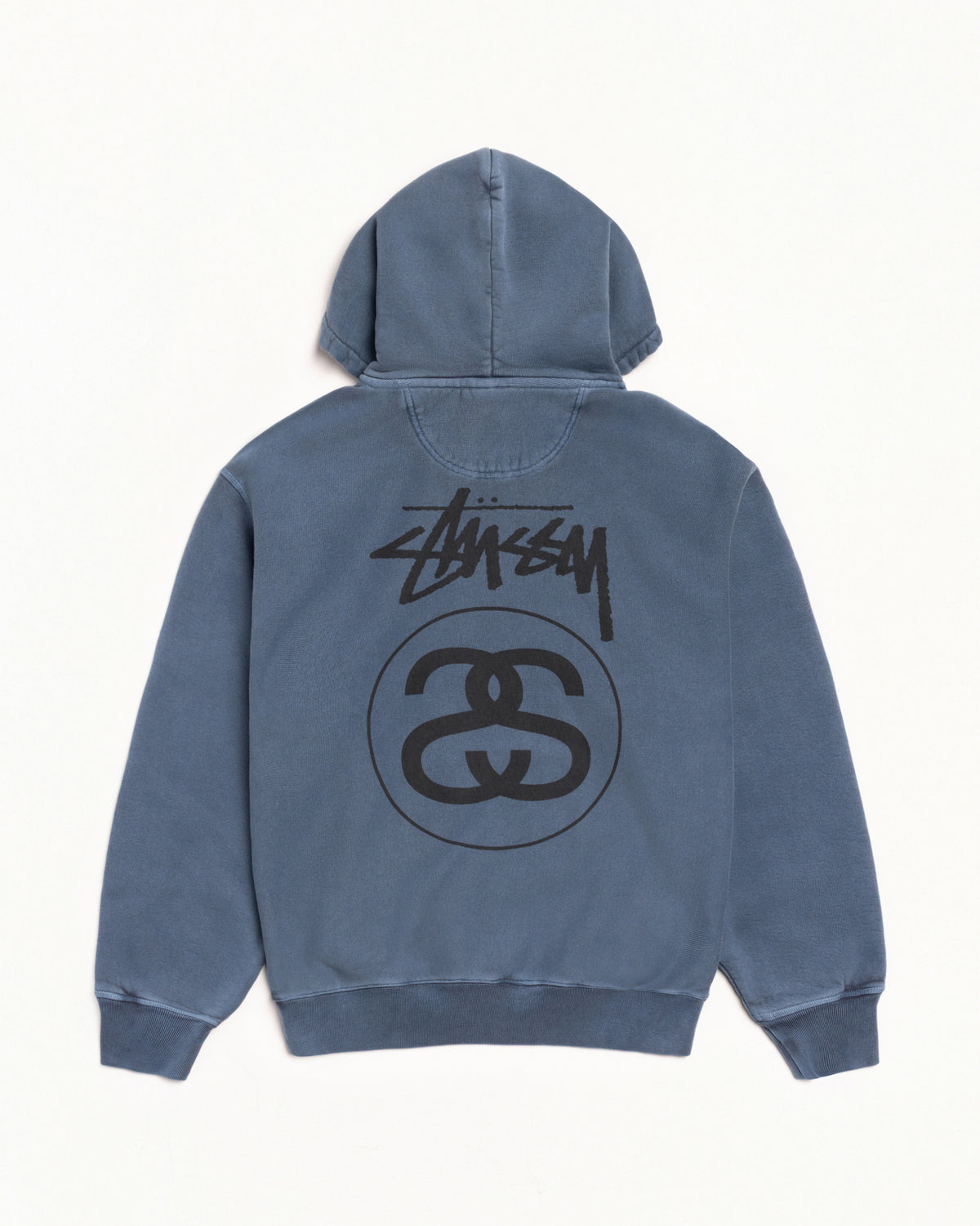 Stock Link Zip Hoodie Pigment Dyed – Navy | Sweats | Stüssy Japan