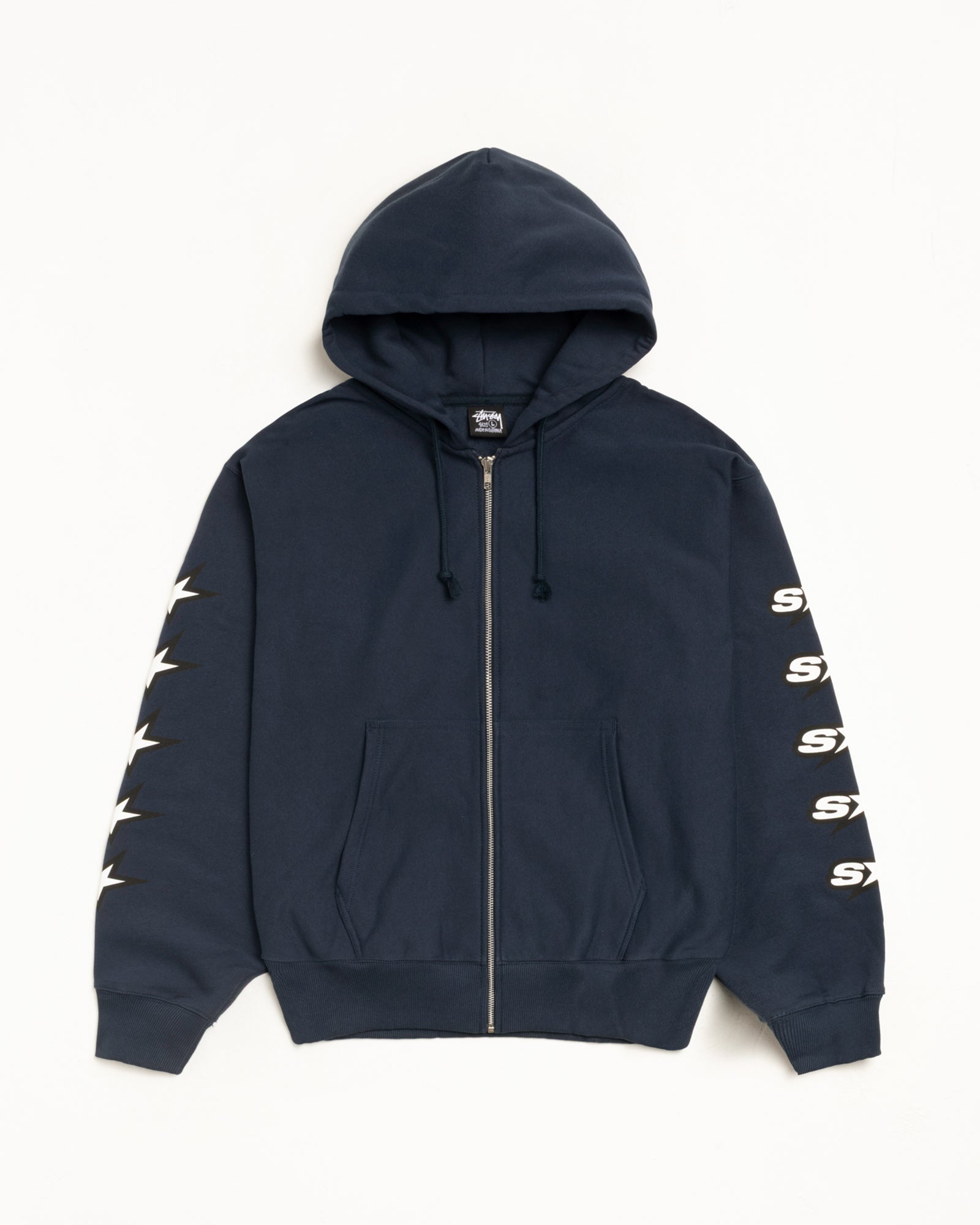 Speedway Zip Hood Mens Long Sleeve In Navy