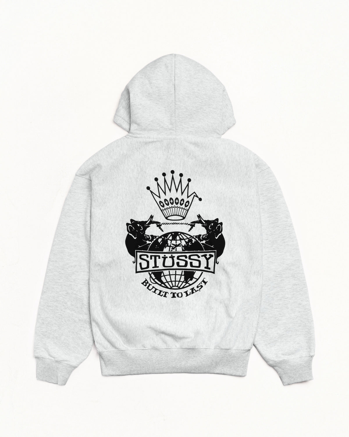 Built To Last Zip Hoodie – Ash Heather | Sweats | Stüssy Japan