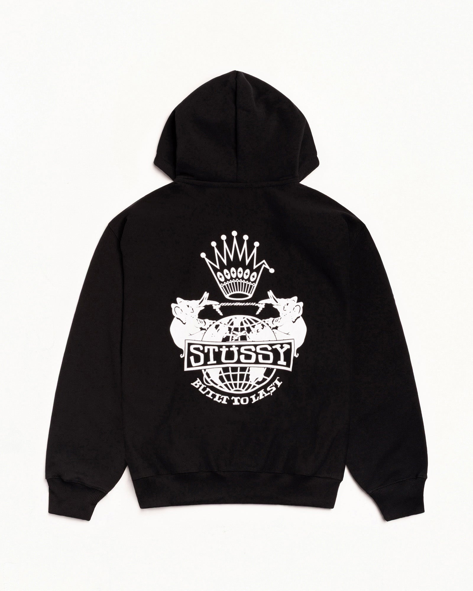 Built To Last Zip Hoodie – Black | Sweats | Stüssy Japan