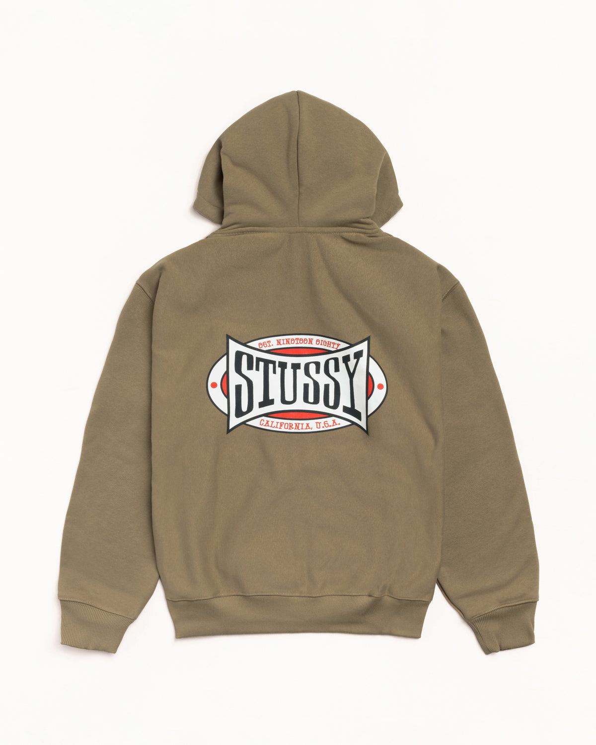 Champion Oval Zip Hoodie – Army | Sweats | Stüssy Japan