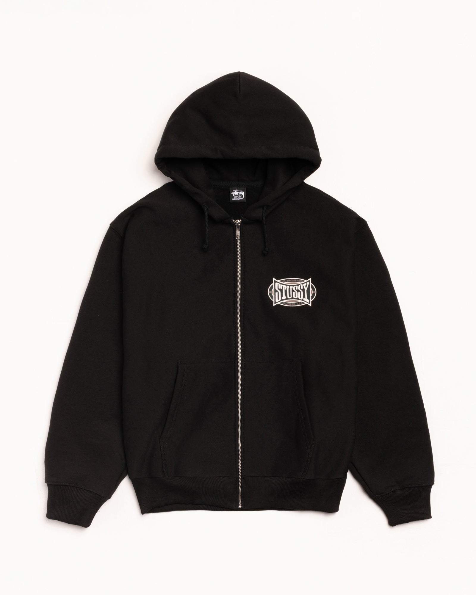 Champion Oval Zip Hood Mens Long Sleeve In Black