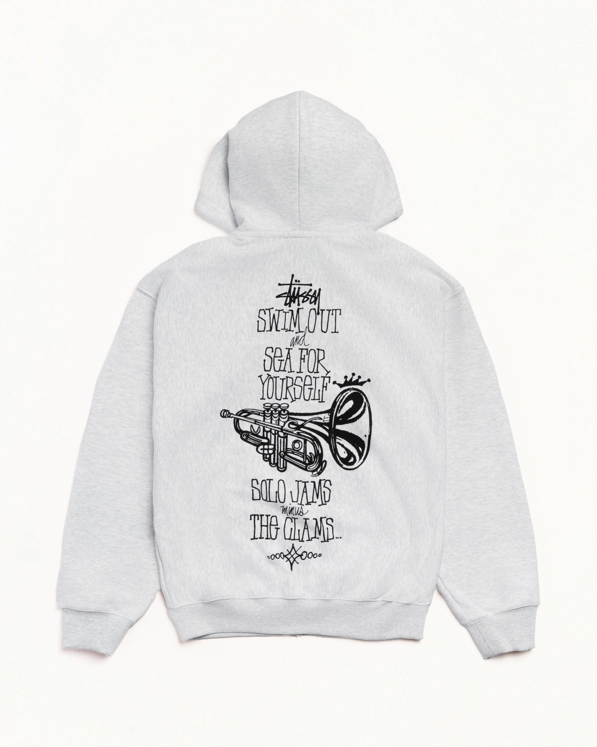 Swim Out Zip Hoodie – Ash Heather | Sweats | Stüssy Japan