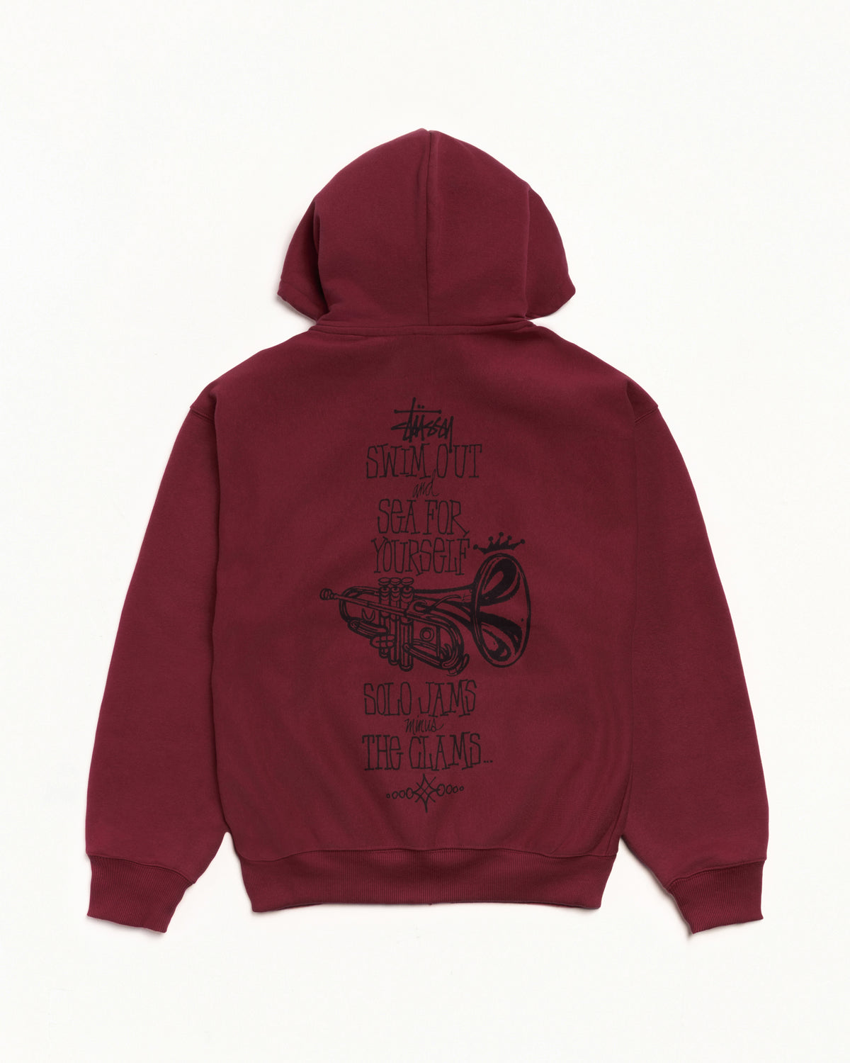 Swim Out Zip Hoodie – Wine | Sweats | Stüssy Japan