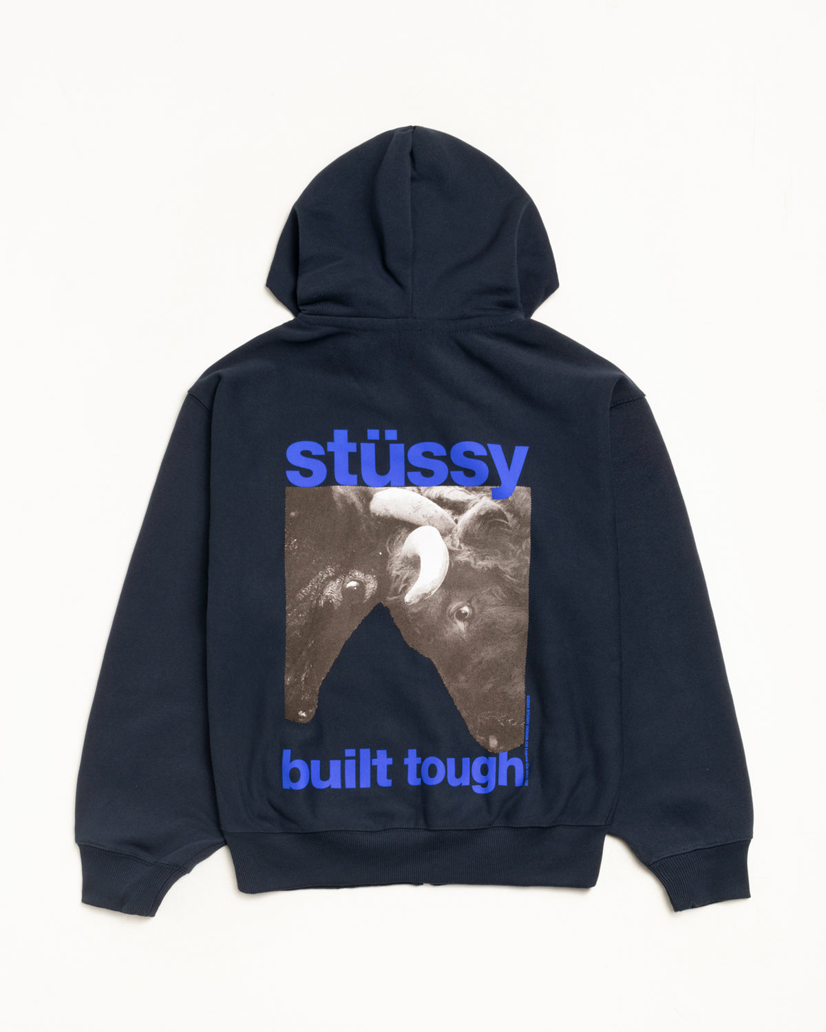 Built Tough Zip Hoodie – Navy | Sweats | Stüssy Japan
