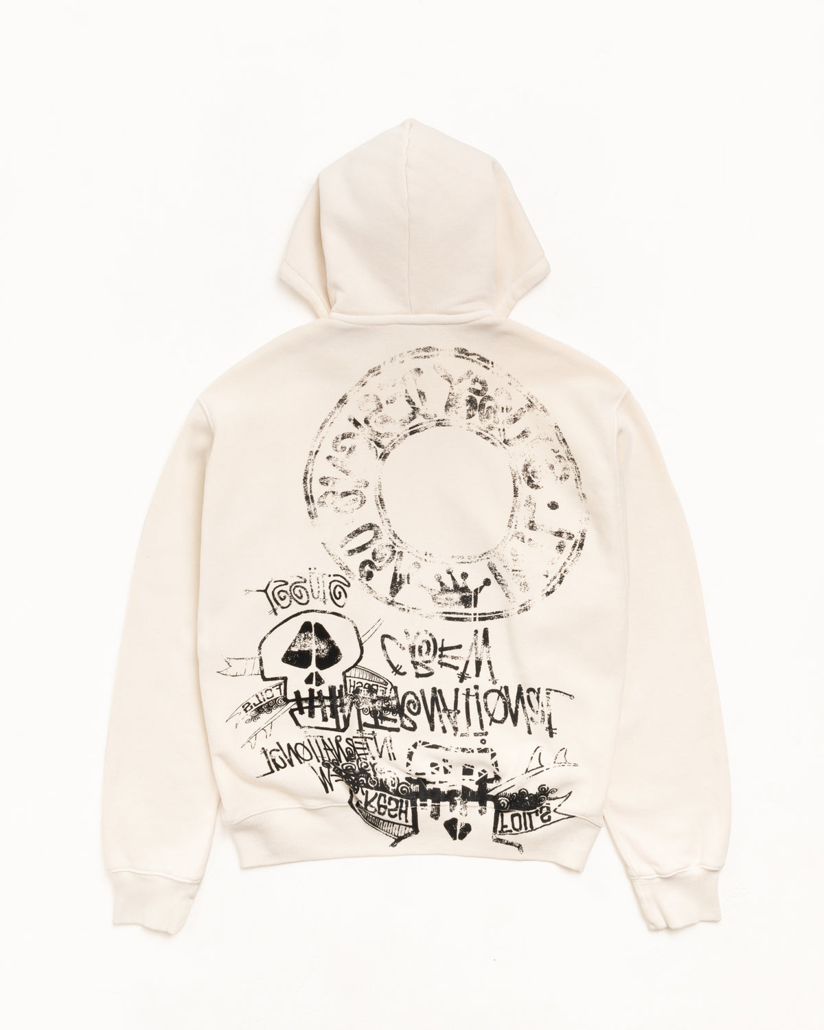 Skulls Zip Hoodie Pigment Dyed – Bone | Sweats | Stüssy Japan