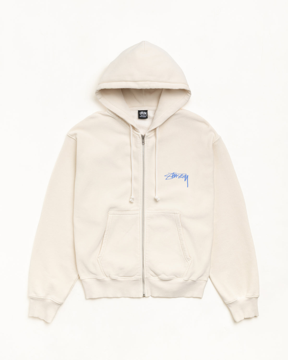 stussy ハーフジップ フリース ボア ジャケット バイカラー M Skate 