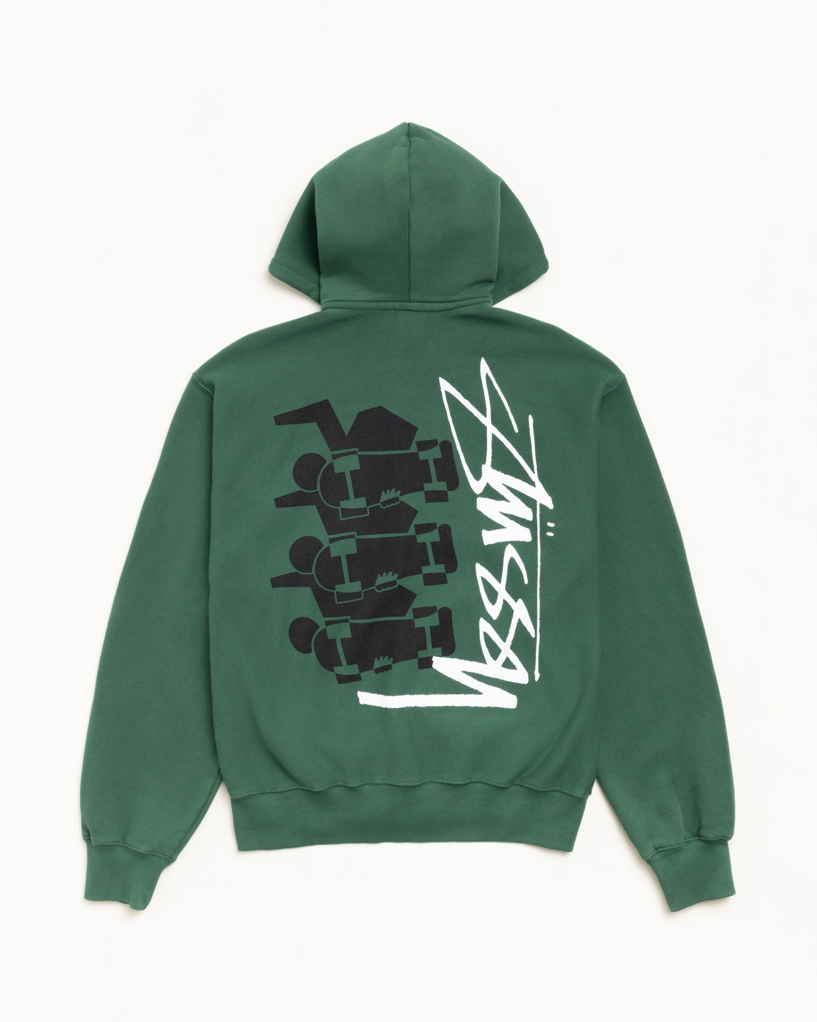 Skate Stack Zip Hoodie Pigment Dyed – Pine | Sweats | Stüssy Japan