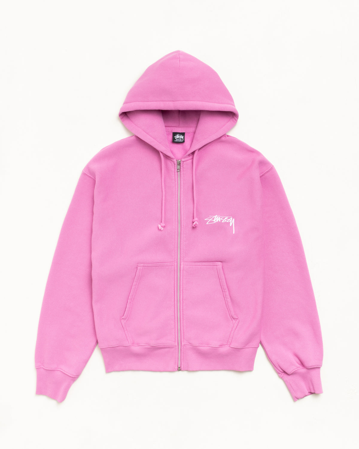 Skate Stack Zip Hoodie – ピンク | スウェット | Stüssy Japan