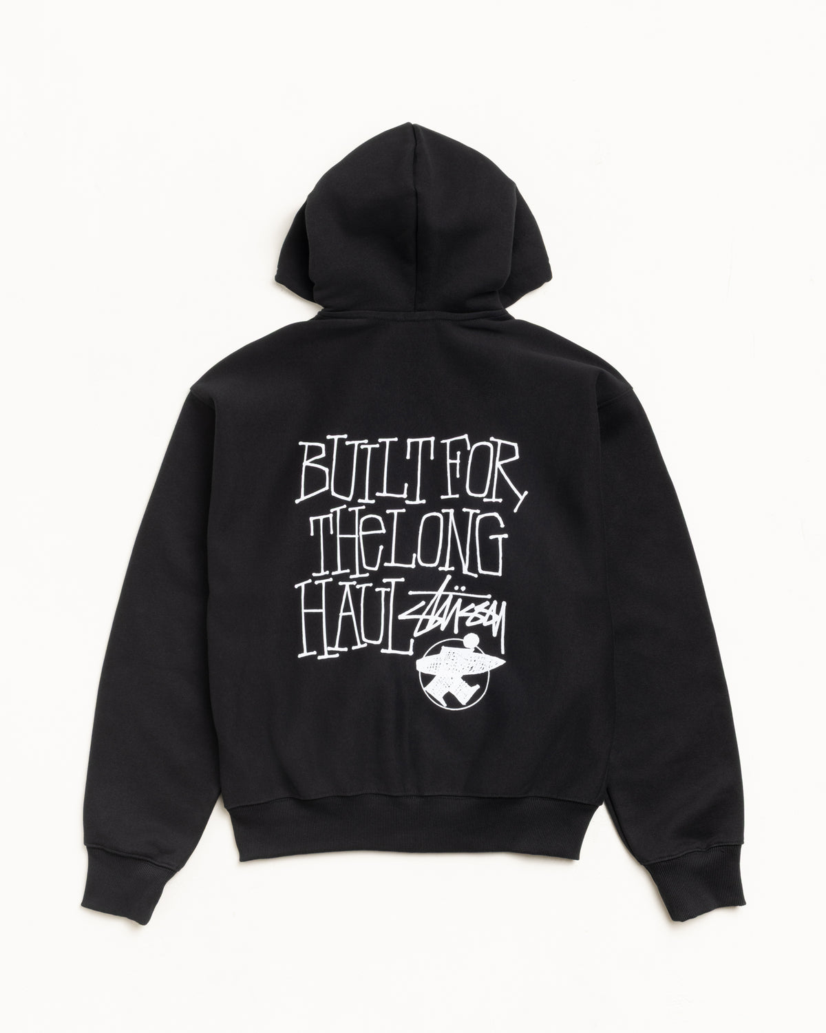 Long Haul Zip Hoodie – Black | Sweats | Stüssy Japan