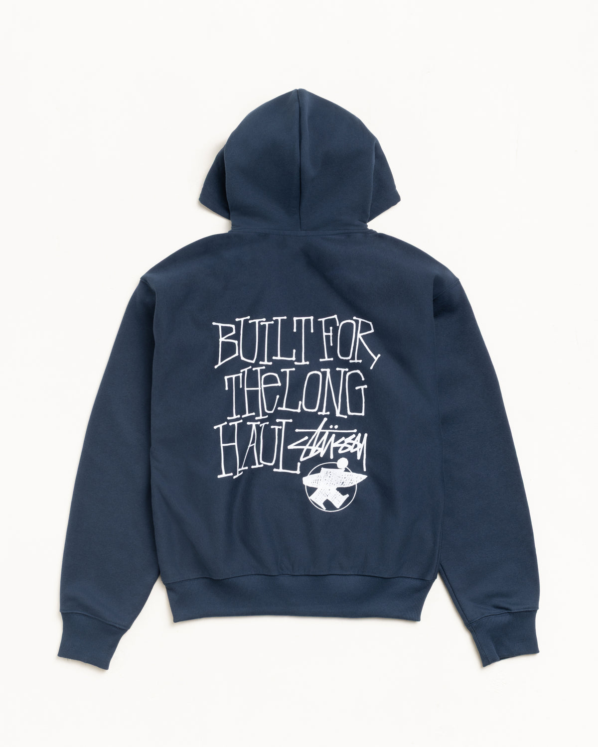 Long Haul Zip Hoodie – Navy | Sweats | Stüssy Japan