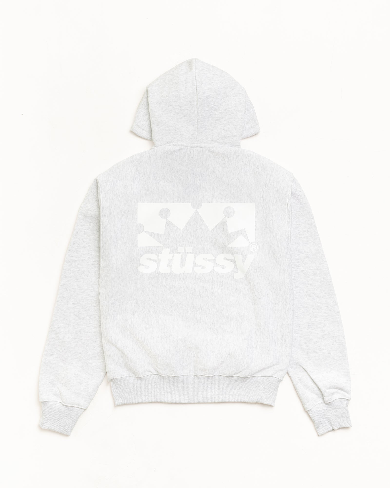 Box Crown Zip Hoodie – Ash Heather | Sweats | Stüssy Japan
