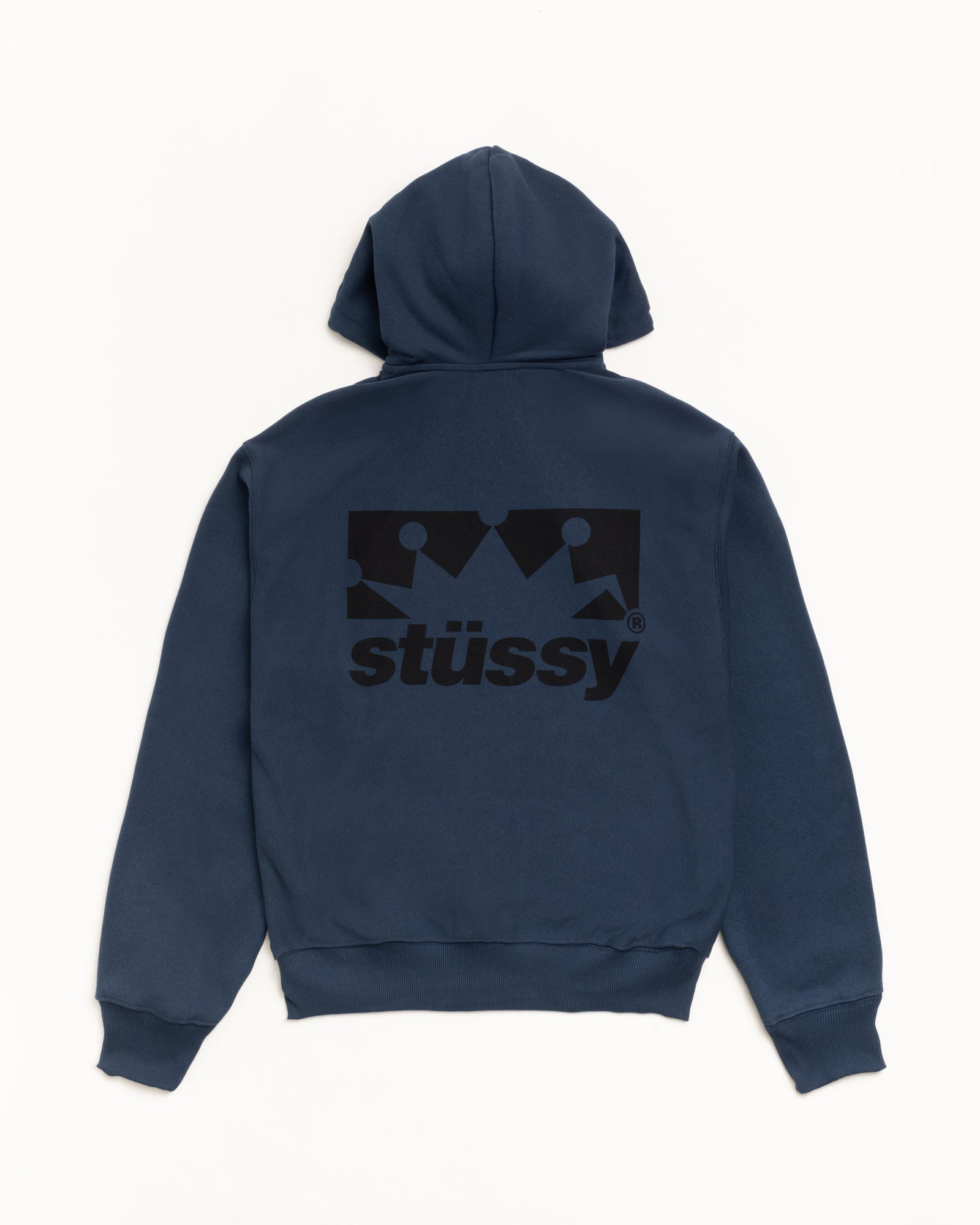 Box Crown Zip Hoodie – Navy | Sweats | Stüssy Japan