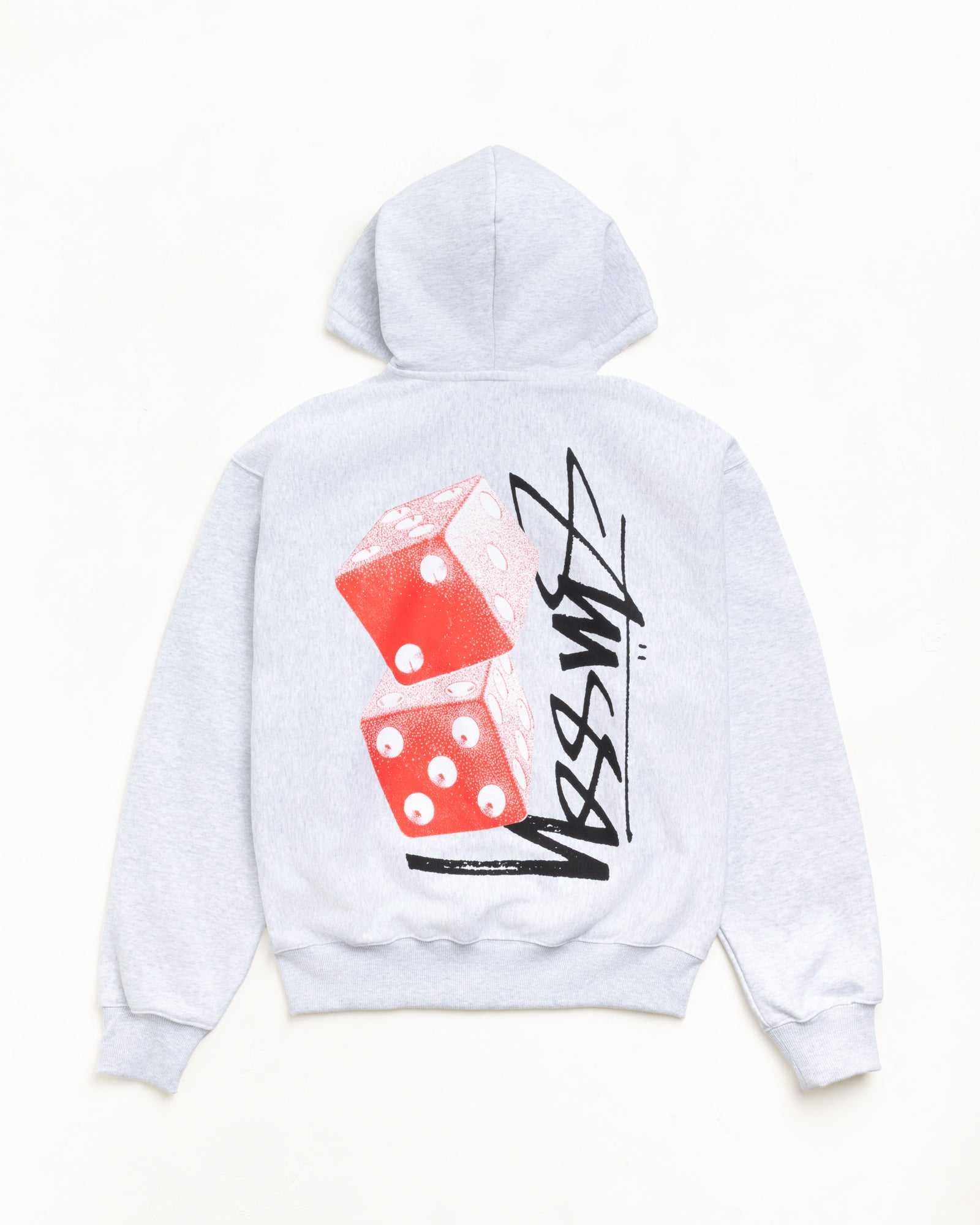 Tall Dice Zip Hoodie – Ash Heather | Sweats | Stüssy Japan
