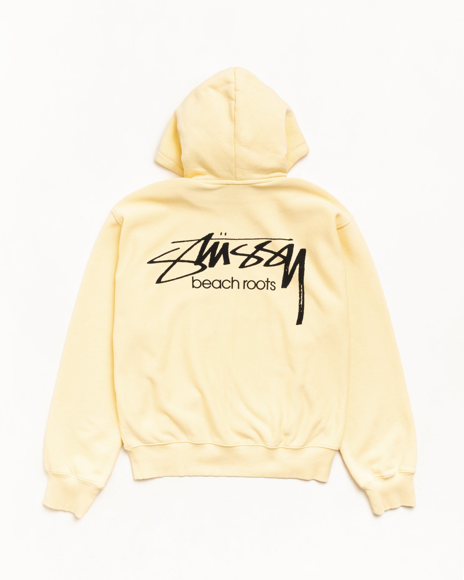 Beach Roots Zip Hoodie Garment Dyed – Gold | Sweats | Stüssy Japan