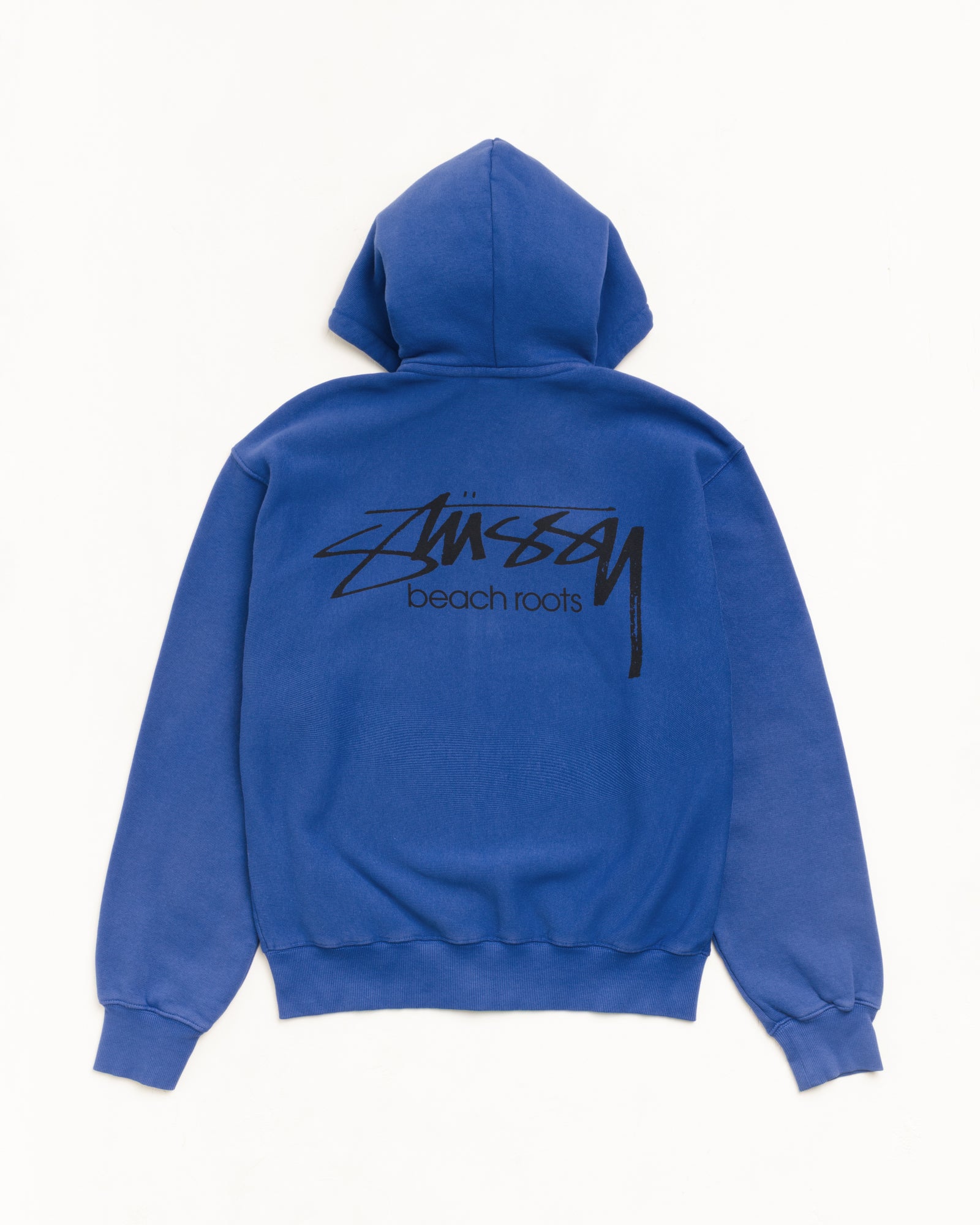 Beach Roots Zip Hoodie Garment Dyed – Indigo | Sweats | Stüssy Japan