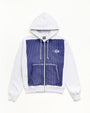 PRINTED PATTERN ZIP HOODIE