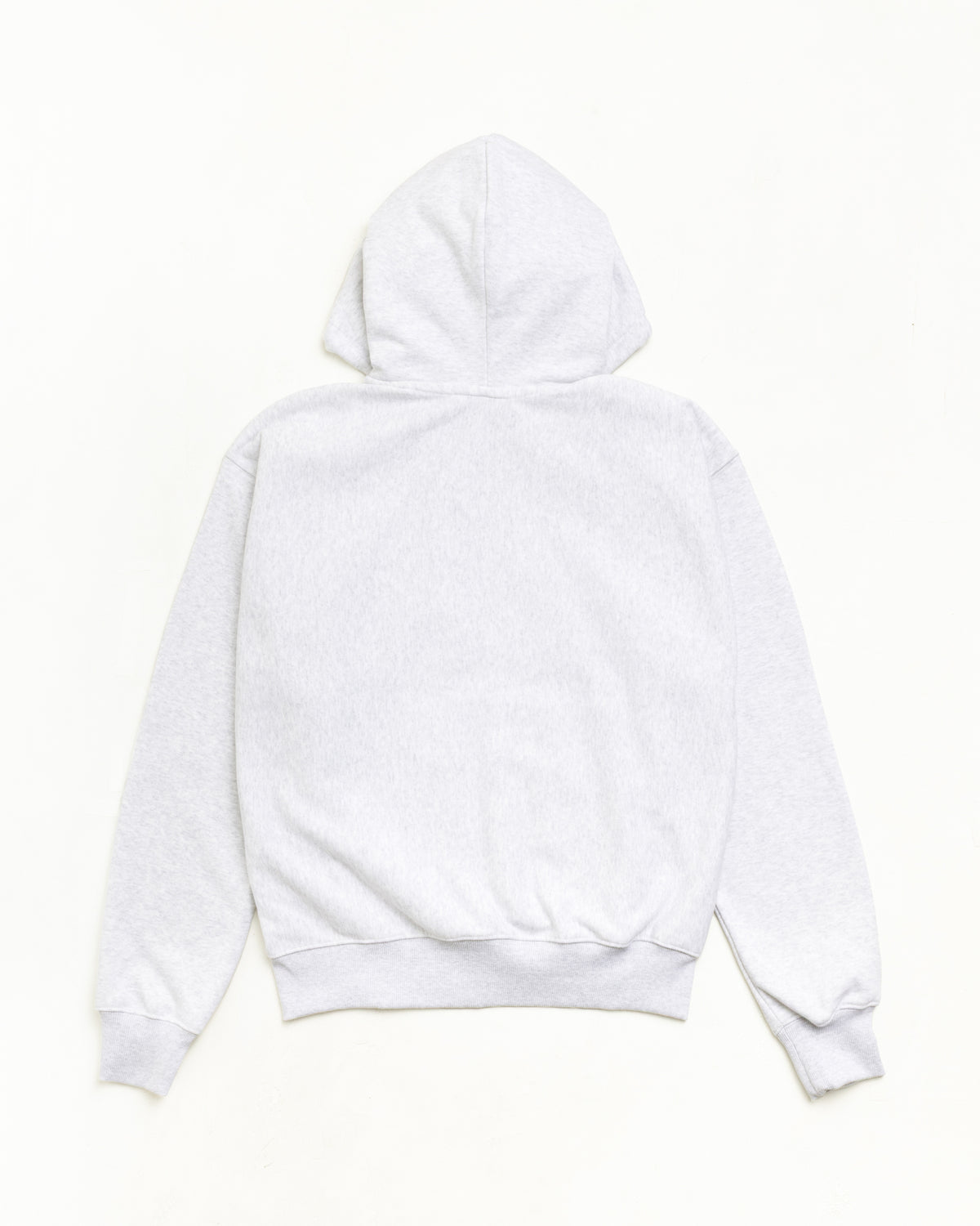 Plaid Zip Hood Unisex Long Sleeve In Ash Heather/blue