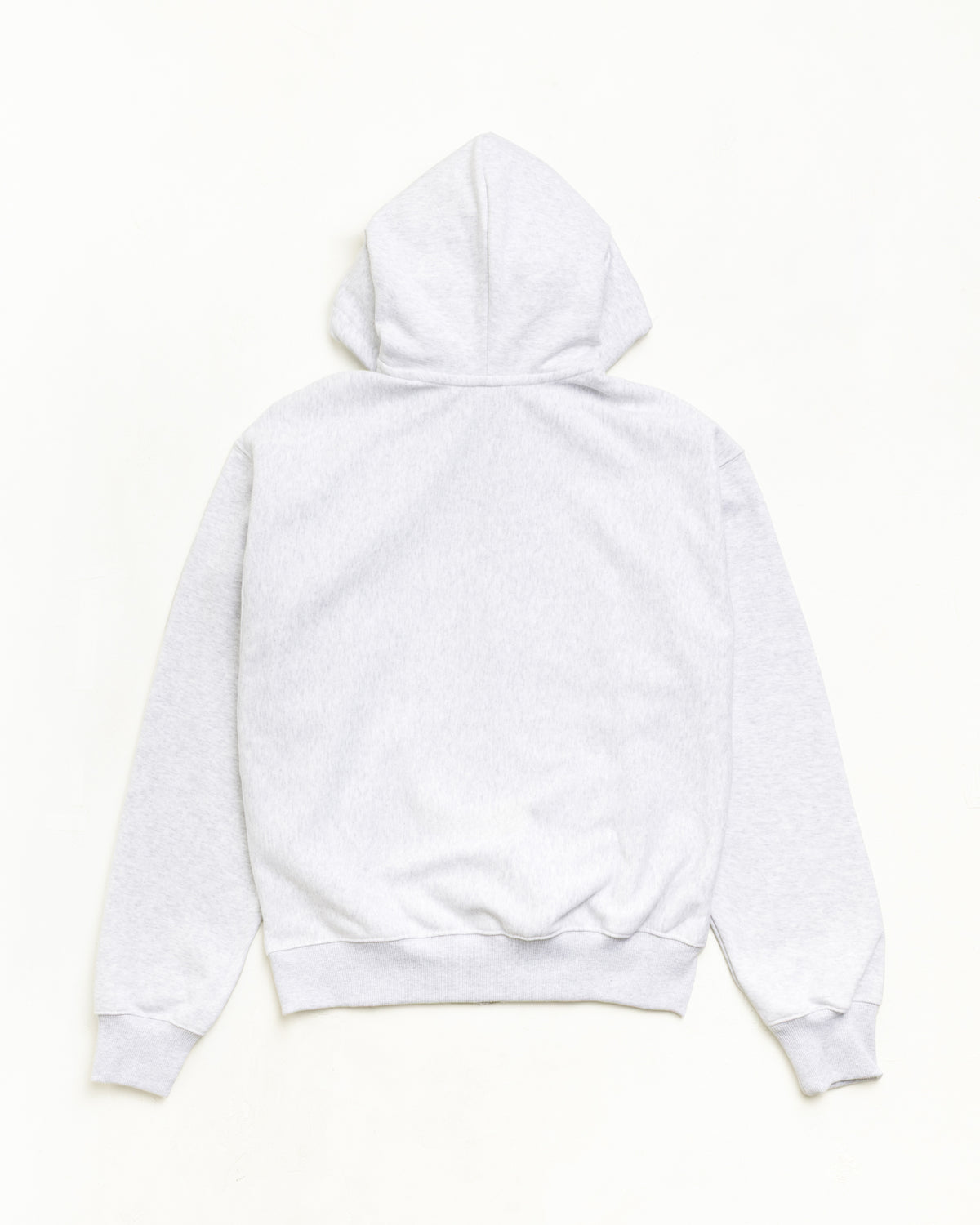 Plaid Zip Hood Unisex Long Sleeve In Ash Heather/gold