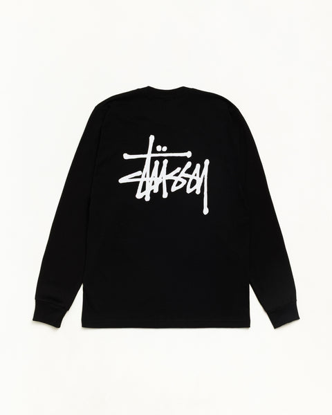 Basic Stüssy LS Tシャツ ユニセックス 長袖 ブラック