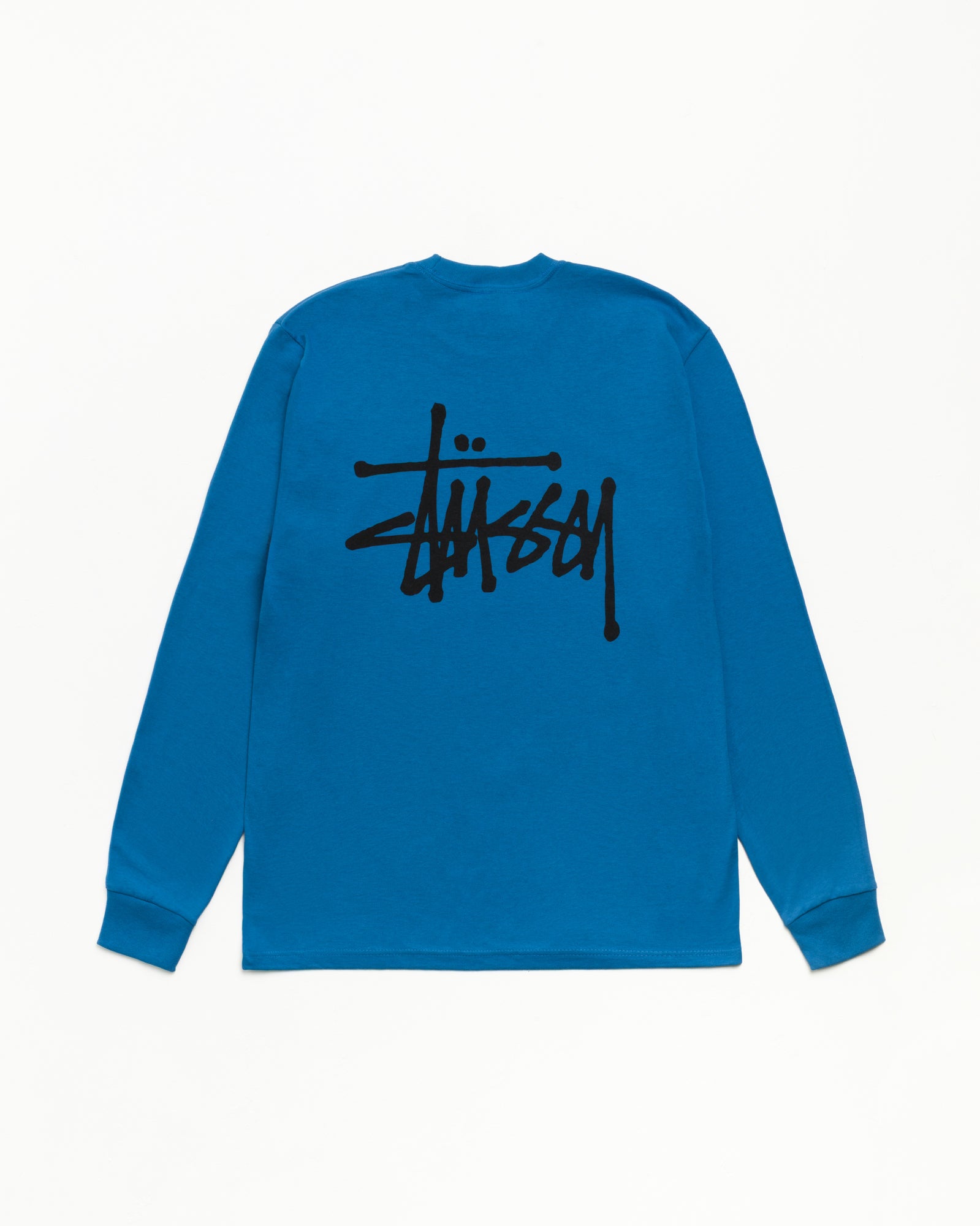 Basic Stüssy LS Tee ロングスリーブTシャツ（ブルー）