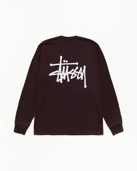 ベーシック Stüssy ロングスリーブTシャツ ユニセックス チョコレート