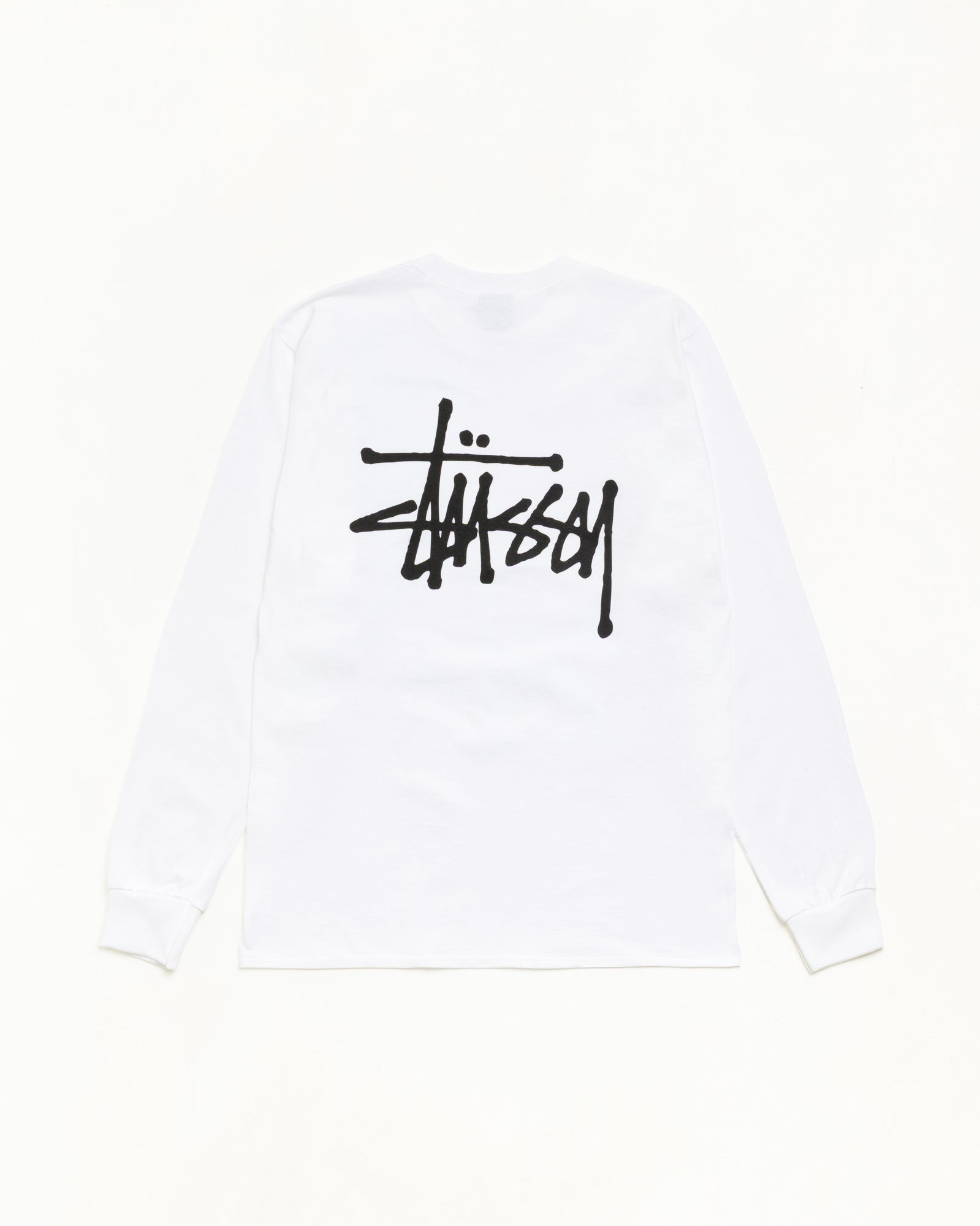 Basic Stüssy LS Tee - White | Tees | Stüssy Japan