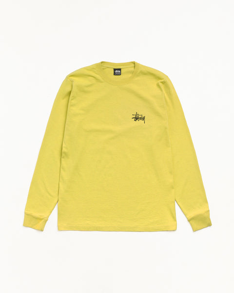 Basic Stussy Pig. Dyed Ls Tee Unisex Long Sleeve In Palm