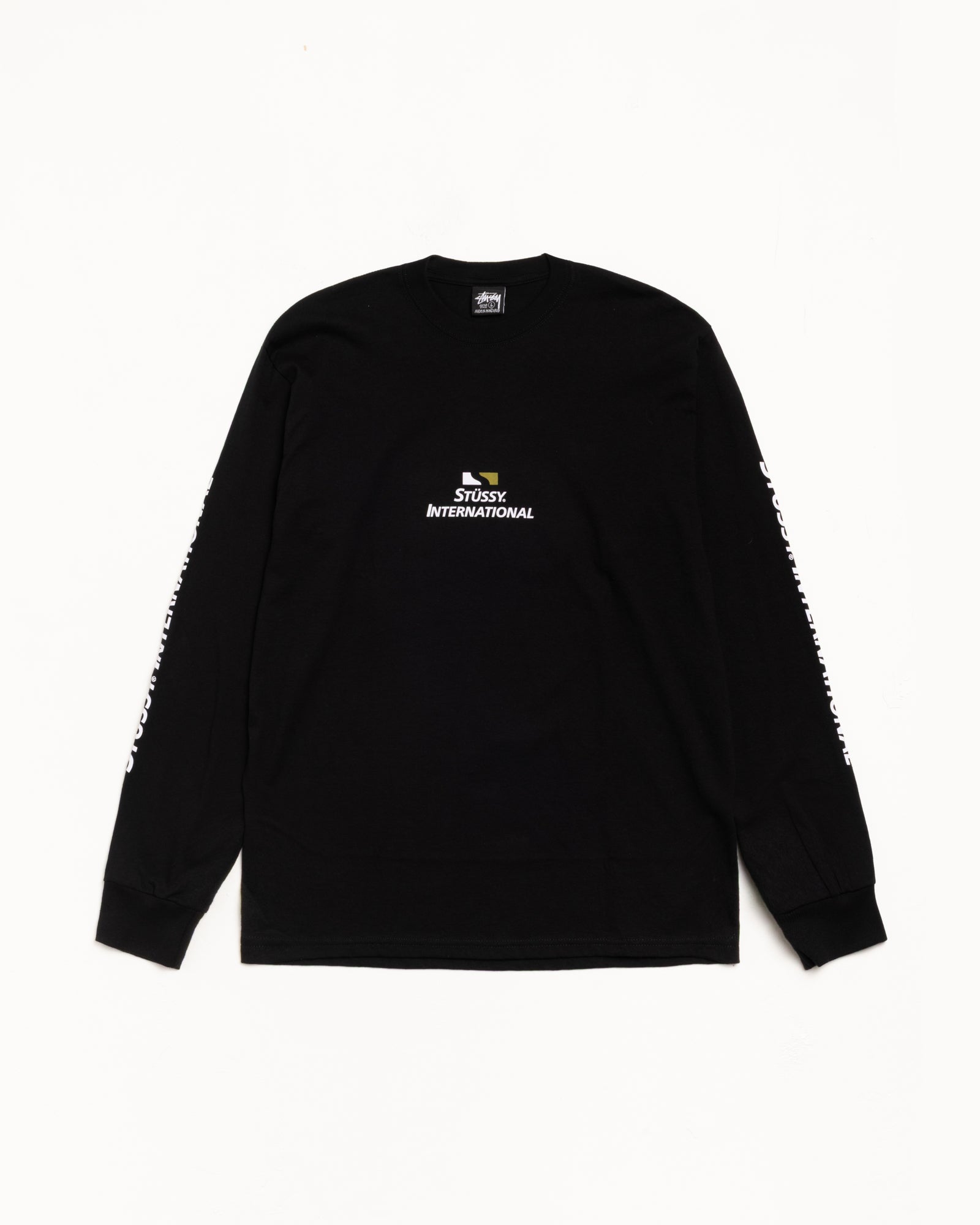 Stussy International Ls Tee Mens Long Sleeve In Black
