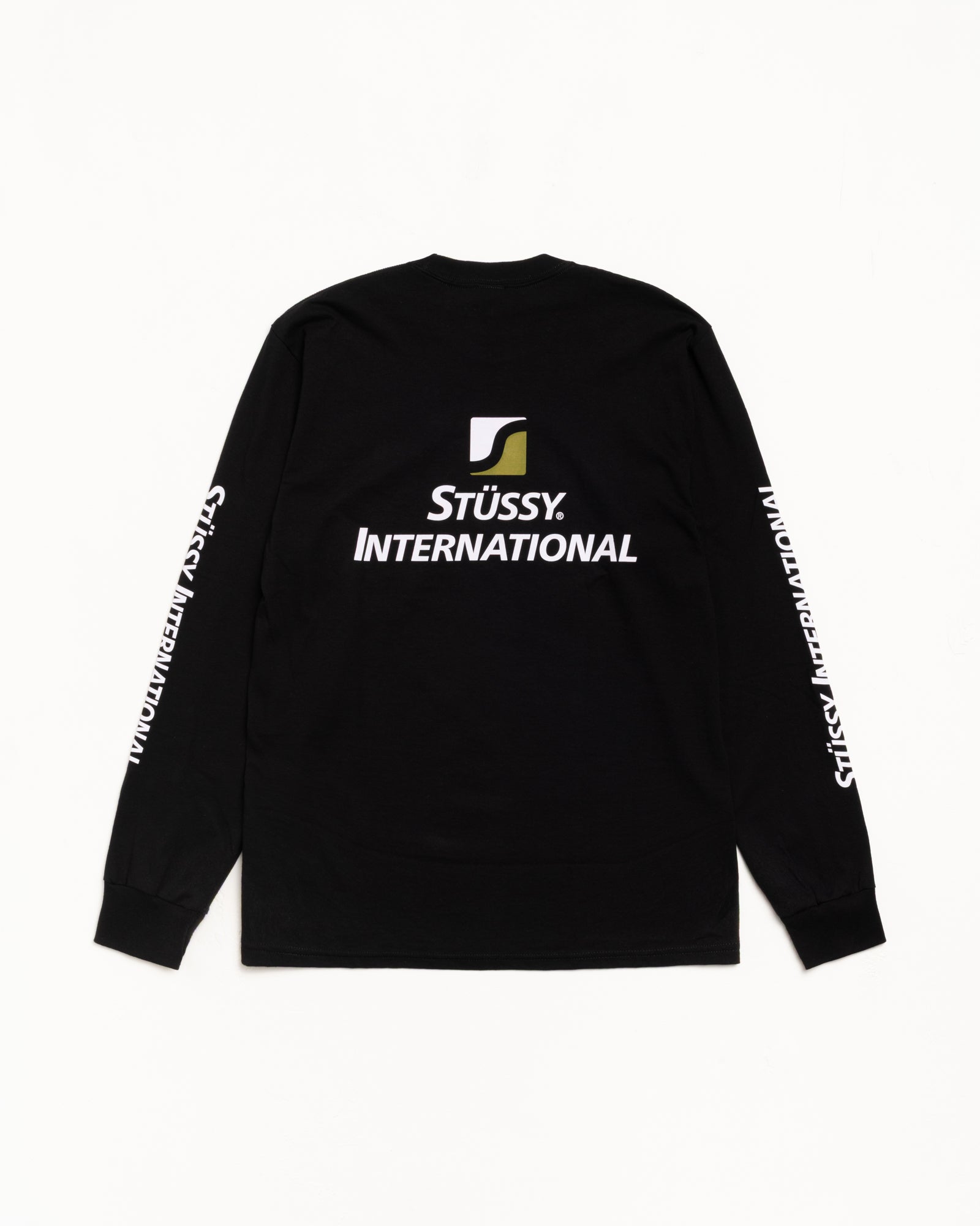 Stussy International Ls Tee Mens Long Sleeve In Black