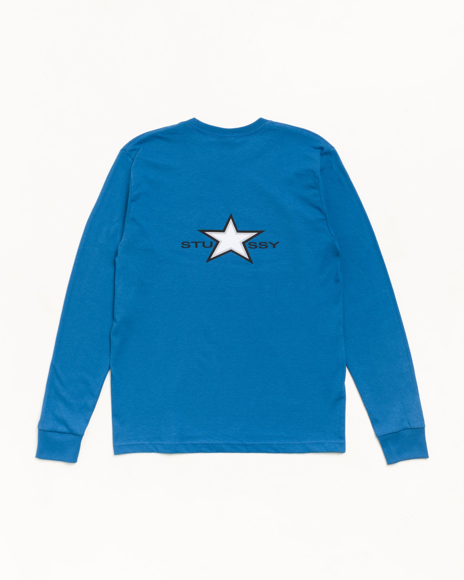 Stussy Star LS Tee - Blue | Tees | Stüssy Japan