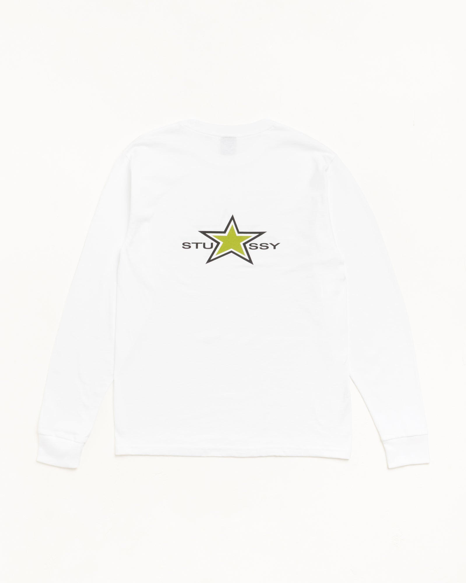 Stussy Star LS Tee - White | Tees | Stüssy Japan