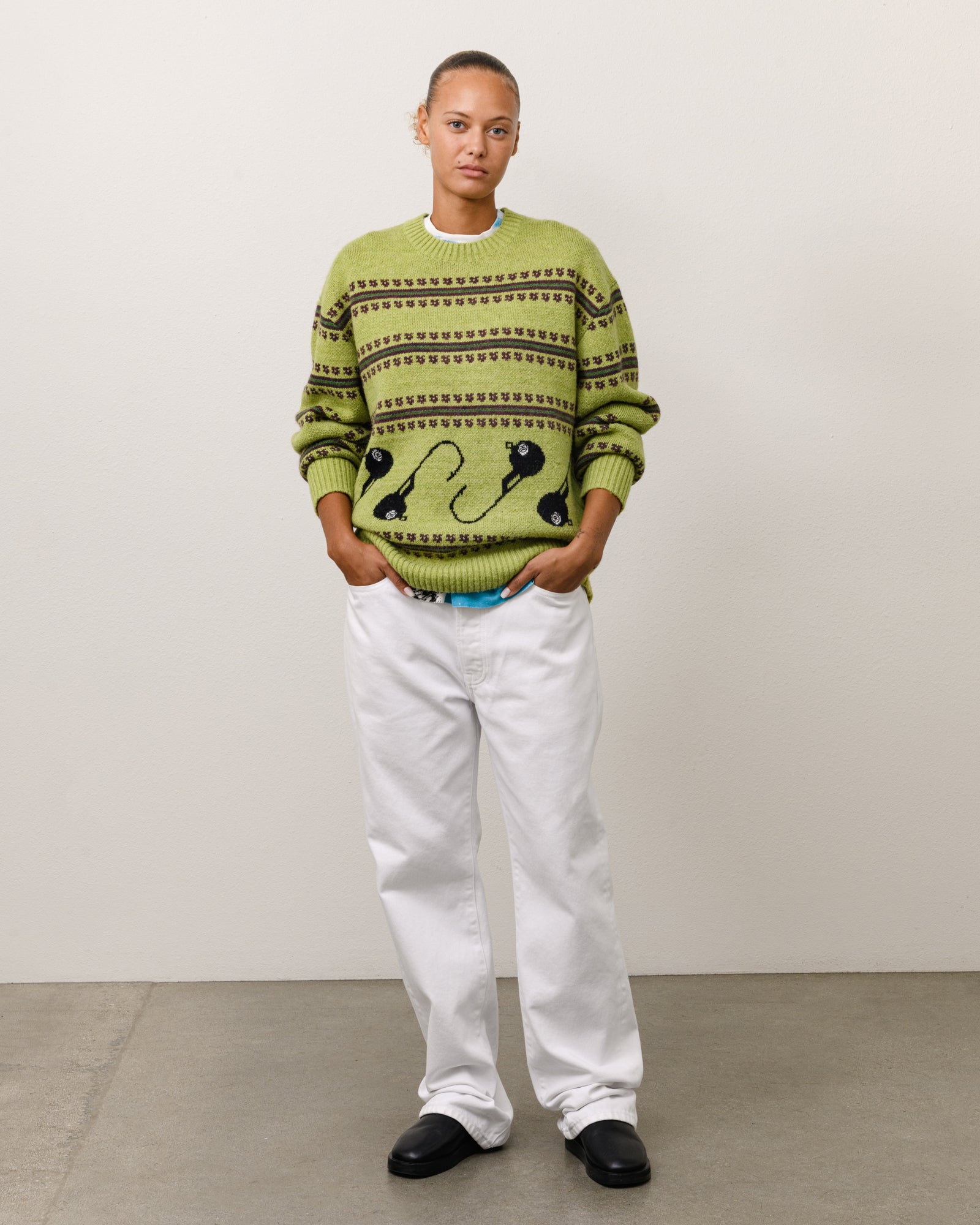 Denim Tears Knit Sweater – Green | Knits | Stüssy Japan