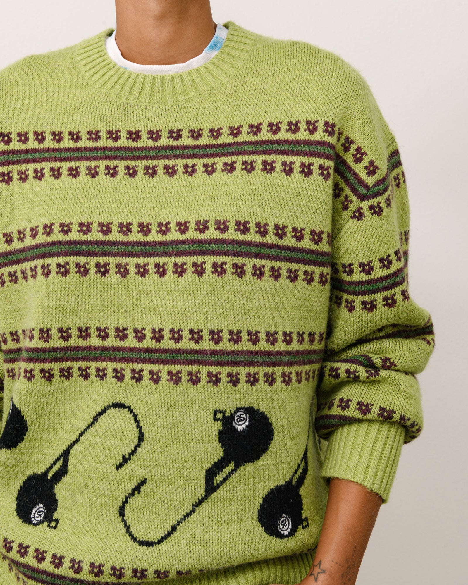 Denim Tears Knit Sweater – Green | Knits | Stüssy Japan